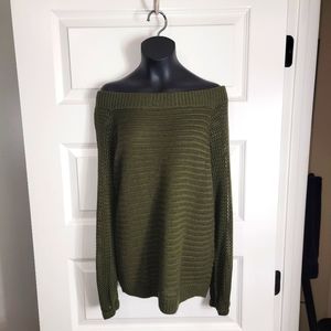 New York & Company Off shoulder sweater